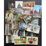 [Przedwojenne] Zestaw pocztówek i fotografii. Mix. Polska i zagranica.