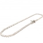 BRACELET DE TENNIS EN OR BLANC 3,79 GR AVEC DIAMANTS - BRC20301