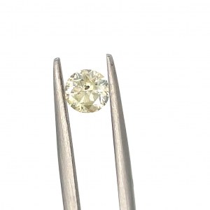 DIAMANT 0,71 CT FANCY GRÜNLICH GELB - I1-2 - C20306-10A