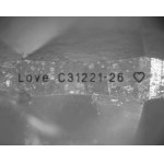 1 DIAMOND 0,5 CT G - SI2 - SHAPE BRILLANT - CERTIFICATION Laser Engraved+ID - C31221-26-LC