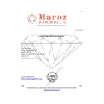 DIAMENT 0,54 CT NATURALNY FANTAZYJNY JASNOŻÓŁTY - CZYSTOŚĆ SI1 - CZYSTOŚĆ KSZTAŁT BRILLANT - CERTYFIKAT GEMMOLOGICZNY MAROZ DIAMONDS LTD CZŁONEK IZRAELSKIEJ GIEŁDY DIAMENTÓW - C31221-53