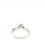 WHITE GOLD RING 3.68 GR WITH DIAMONDS - A2464