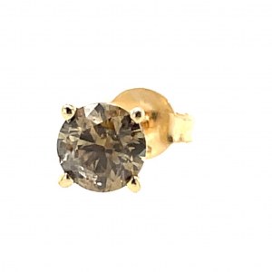 YELLOW GOLD EARRING 0.50 GR WITH DIAMONDS - ER20303