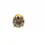 YELLOW GOLD EARRING 0.50 GR WITH DIAMONDS - ER20303