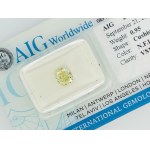 DIAMANT 0,95 CTS FANCY LIGHT YELLOW VS1 - UD10701-8A