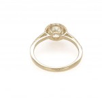 WHITE GOLD RING WITH 1 BRILLIANT 1 DIAMOND - RNG10611