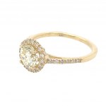 WEISSGOLDRING MIT 1 BRILLANT 1 DIAMANT - RNG10611