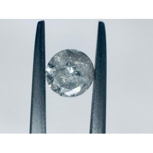 DIAMOND 0,58 CT COLOR I-J - I2 - SHAPE BRILLANT - GEMMOLOGICAL CERTIFICATE MAROZ DIAMONDS LTD ISRAEL DIAMOND EXCHANGE MEMBER - C31222-47