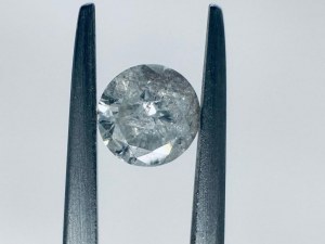 DIAMENT 0,58 CT KOLOR I-J - I2 - KSZTAŁT BRILLANT - CERTYFIKAT GEMMOLOGICZNY MAROZ DIAMONDS LTD CZŁONEK IZRAELSKIEJ GIEŁDY DIAMENTÓW - C31222-47