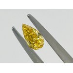 DIAMOND 0.25 CTS FANCY INTENSE YELLOW - SI2 - CUT PERA - UD10701-7A