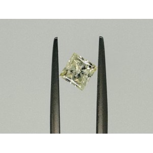 DIAMANT 0,97 CTS NATUREL JAUNE CLAIR - SI3* - UD30116