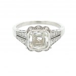 BAGUE EN 4.26 GR VINTAGE AVEC DIAMANTS ET BRILLANTS - RNG30208