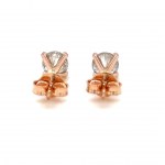 14K ROSEGOLD 1,03 GR DIAMANTEN OHRRINGE - ER40203