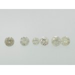 6 DIAMANTS 2,08 CTS G - BRUN CLAIR - I1-3 - C20609-4