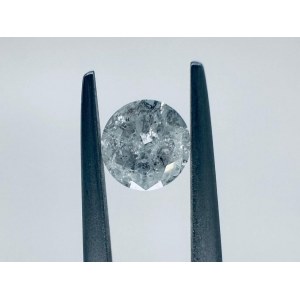 DIAMENT 0,55 CT KOLOR H - CZYSTOŚĆ I2-3 - CZYSTOŚĆ KSZTAŁT BRILLANT - CERTYFIKAT GEMMOLOGICZNY MAROZ DIAMONDS LTD CZŁONEK IZRAELSKIEJ GIEŁDY DIAMENTÓW - C31222-48