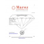 DIAMOND 0,55 CT COLOR H - CLARITY I2-3 - CLARITY SHAPE BRILLANT - GEMMOLOGICAL CERTIFICATE MAROZ DIAMONDS LTD ISRAEL DIAMOND EXCHANGE MEMBER - C31222-48