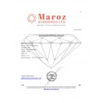 DIAMANT 0,55 CT BARVA H - ČISTOTA I2-3 - TVAR BRILLANT - GEMMOLOGICKÝ CERTIFIKÁT MAROZ DIAMONDS LTD ISRAEL DIAMOND EXCHANGE MEMBER - C31222-48