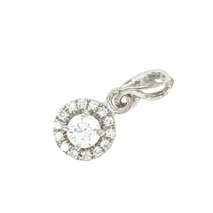 WHITE GOLD PENDANT 0.63 GR WITH DIAMONDS - PND21207