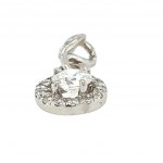 WHITE GOLD PENDANT 0.63 GR WITH DIAMONDS - PND21207