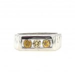 WHITE GOLD RING 5.83 GR WITH DIAMONDS - RNG30103