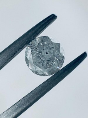 DIAMANT 0,64 CT BARVA G - ČIROST I2-3 - TVAR BRILLANT - GEMMOLOGICKÝ CERTIFIKÁT MAROZ DIAMONDS LTD ISRAEL DIAMOND EXCHANGE MEMBER - C31222-49