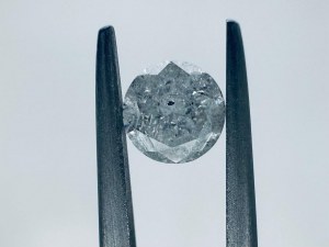 DIAMENT 0,64 CT KOLOR G - CZYSTOŚĆ I2-3 - CZYSTOŚĆ KSZTAŁT BRILLANT - CERTYFIKAT GEMMOLOGICZNY MAROZ DIAMONDS LTD CZŁONEK IZRAELSKIEJ GIEŁDY DIAMENTÓW - C31222-49