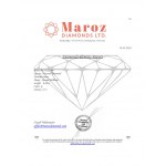 DIAMENT 0,64 CT KOLOR G - CZYSTOŚĆ I2-3 - CZYSTOŚĆ KSZTAŁT BRILLANT - CERTYFIKAT GEMMOLOGICZNY MAROZ DIAMONDS LTD CZŁONEK IZRAELSKIEJ GIEŁDY DIAMENTÓW - C31222-49