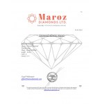 DIAMANTE 0,64 CT COLORE G - PUREZZA I2-3 - PUREZZA FORMA BRILLANTE - CERTIFICATO GEMMOLOGICO MAROZ DIAMONDS LTD ISRAEL DIAMOND EXCHANGE MEMBER - C31222-49