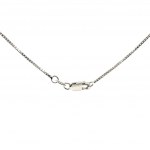 18K WHITE GOLD 5.41 CT DIAMOND NECKLACE 0.82 CT D-F/VS2-SI1 AIG 46CM CERTIFICATION AIG - PND30411