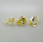 3 NATURAL DIAMONDS FANCY COLORS 1.01 YELLOW - SI - MIX CUT - BB40301-10,