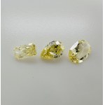 3 NATURAL DIAMONDS FANCY COLORS 1.01 YELLOW - SI - MIX CUT - BB40301-10,