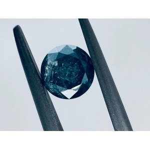 DIAMOND 0.71 CTS FANCY INTENSE VERDOGONOLO BLUE - I3 - C31005-14