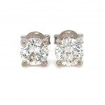 14K WHITE GOLD 1.16 GR DIAMOND EARRINGS - ER31204