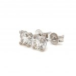 14K WHITE GOLD 1.16 GR DIAMOND EARRINGS - ER31204