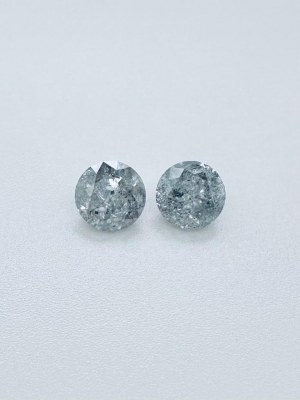 2 DIAMONDS 1,43 CT COLOR H-I - CLARITY I3 - CLARITY SHAPE BRILLANT - GEMMOLOGICAL CERTIFICATE MAROZ DIAMONDS LTD ISRAEL DIAMOND EXCHANGE MEMBER - C31222-50