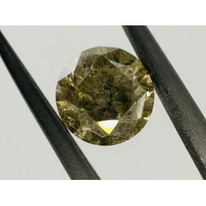 DIAMOND 1.14 CTS YELLOW BROWN YELLOW - I3 - LASER ENGRAVED - C30408-16