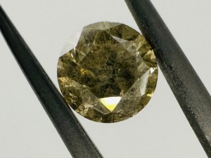 DIAMOND 1.14 CTS YELLOW BROWN YELLOW - I3 - LASER ENGRAVED - C30408-16