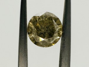 DIAMOND 1.14 CTS YELLOW BROWN YELLOW - I3 - LASER ENGRAVED - C30408-16
