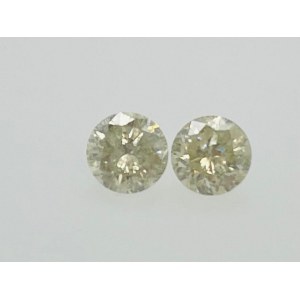 2 DIAMONDS 0.98 CTS LIGHT YELLOW - I1-2 - C21009-35