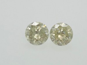 2 DIAMONDS 0.98 CTS LIGHT YELLOW - I1-2 - C21009-35