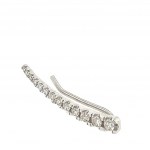 GOLD RIGHT EARRING WITH DIAMONDS - A2673