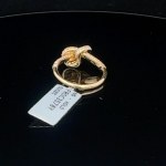 GOLD BAND RING WITH DIAMONDS - FROC3578Y,