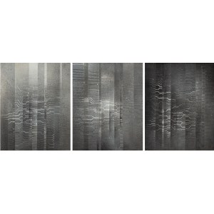 Jan Kolodziej Autone (b. 1986), Blck Qrntn, triptych, 2020