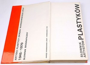 DIZIONARIO DEGLI ARTISTI VISIVI ZPAP 1945 - 1970