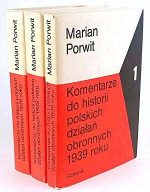 PORWIT-COMMENTS TO THE HISTORY OF POLAND'S DEFENSE ACTIONS 1939.