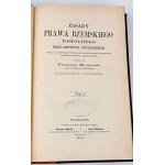 MACIEJOWSKI- ZASADY PRAWA RZYMSKIEGO t.1-2 [intégrale] 1865