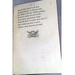 GOSZCZYŃSKI - CASTLE KANIOWSKI 1. vydání W-wa 1828