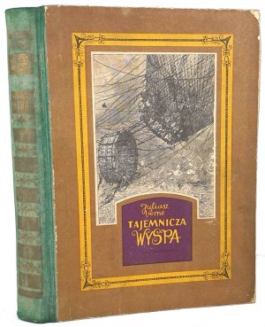 VERNE - L'ÎLE MYSTEREUSE publié en 1955. illustrations.
