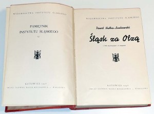 HULKA-LASKOWSKI- ŚLĄSK ZA OLZA vyd. 1938