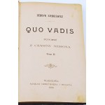 SIENKIEWICZ - QUO VADIS 1ère édition de 1896.